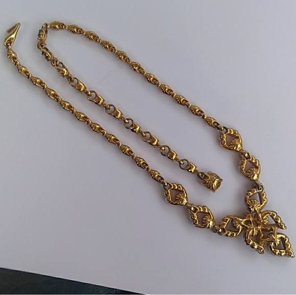 BOGOFF Antique GoldTone Purple Lavender Rhinestone - Picture 8 of 8